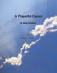 A Prayerful Canon Orchestra sheet music cover